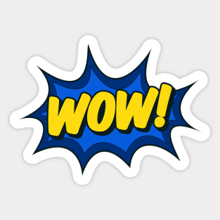 Wow! Comic Effect Sticker